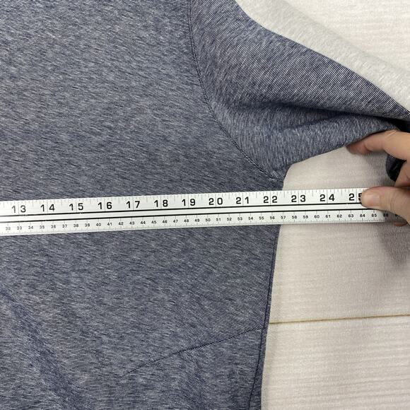 Adidas Adicross Jacket Mens L Blue Heather Golf Coach Performance Outerwear - Picture 6 of 10